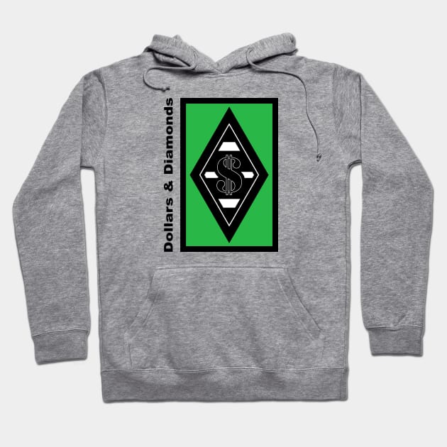 DLLRS&DMNDS Hoodie by undergroundART